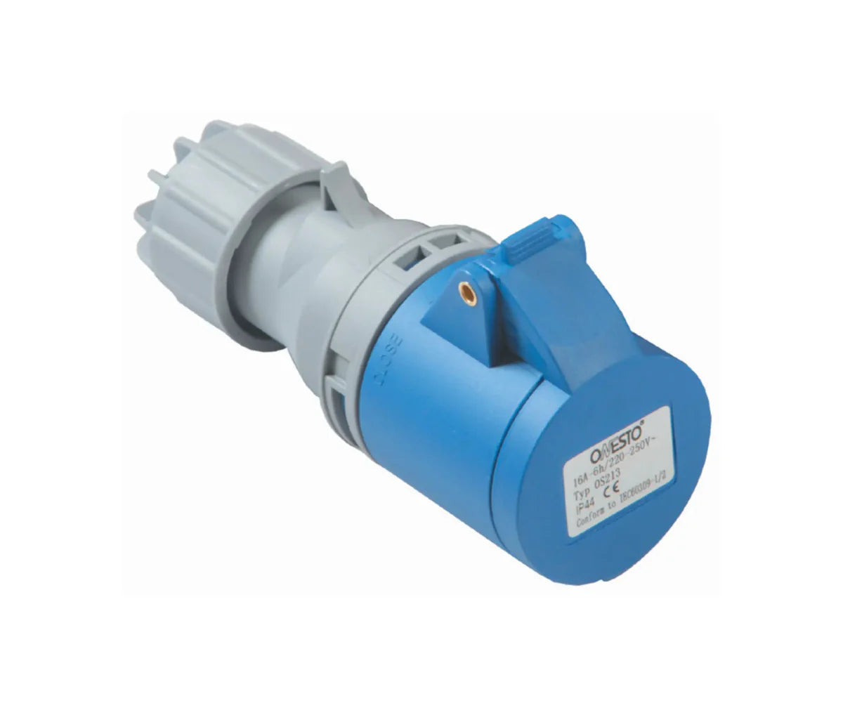 16A 3 Pin IP44 Coupler 230V