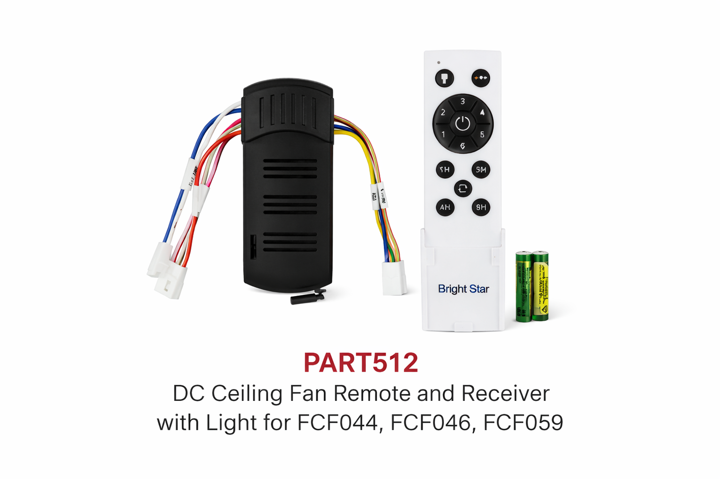 Bright Star PART 512 DC REMOTE + RECIEVER