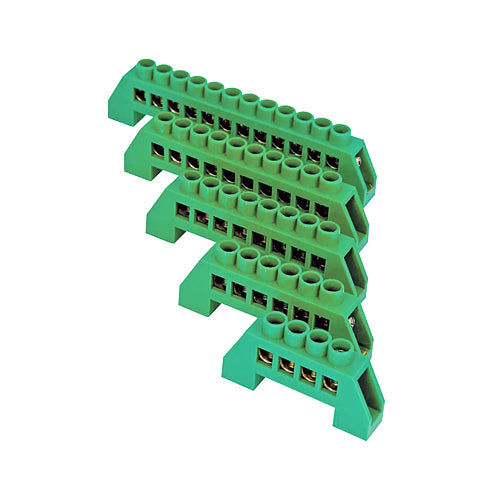 8 WAY INSULATED SCREW ON EARTH BAR