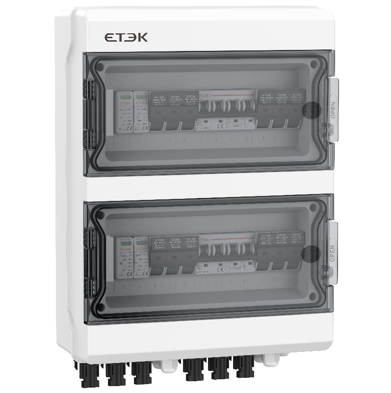 PV 1000V Isolation & Protection Box: 4 PV Inputs / 4 DC Outputs - 4 Strings / 4 MPPT (36 Way Box)