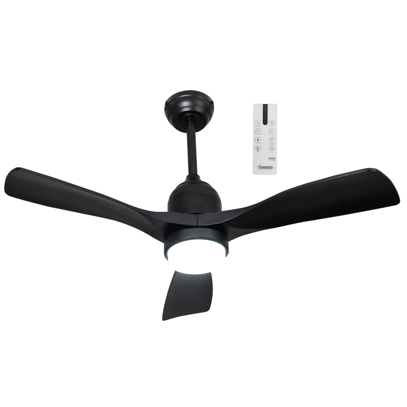 Bright Star FCF125 OUTDOOR BLACK IP65 FAN 15W LED CCT 20W