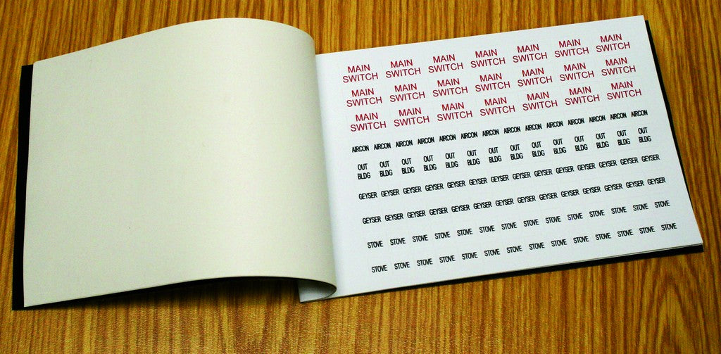 LABEL BOOK AC/DC