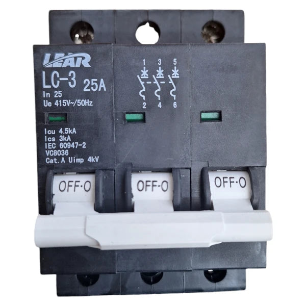 LEAR 25A 3P 3KA