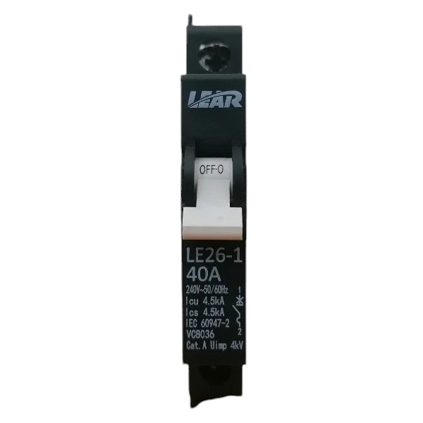 LEAR 20A 1P 3kA Circuit Breaker