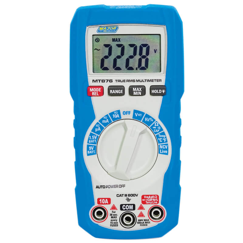 MT876 Compact DMM c/w Temp