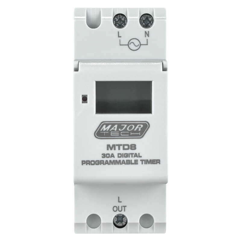 Major Tech MTD8 16 On/Off Digital Timer