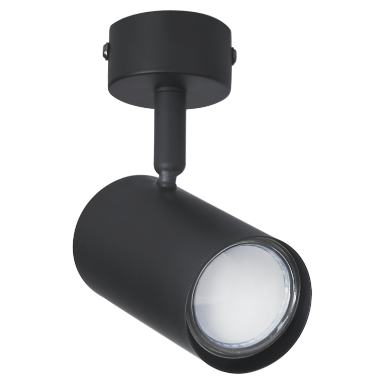 Bright Star S176/1 MATT BLACK SPOTLIGHT GU10