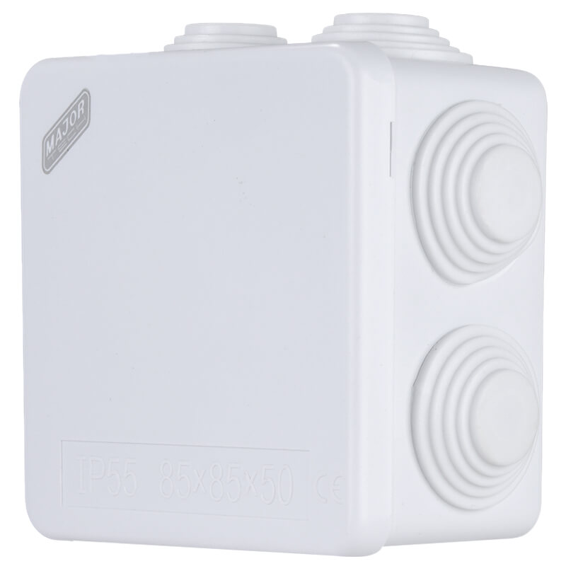 IP55 JUNCTION BOX 80X80X50 RUBBER