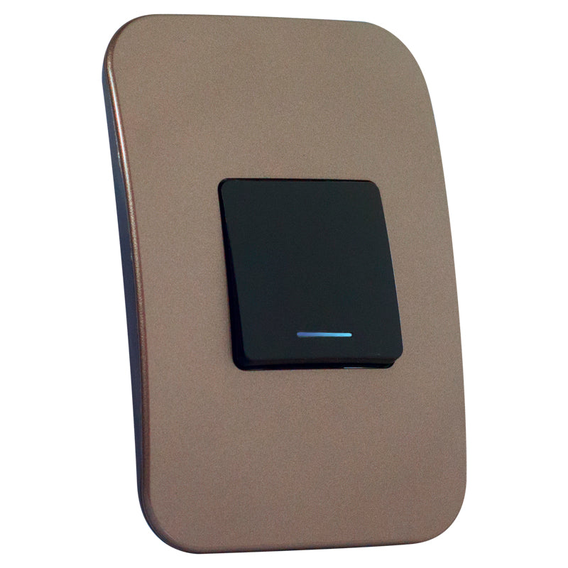 VETi 1 - One Lever Light Switch - Complete BRONZ