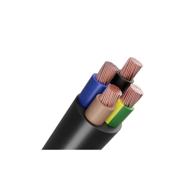 1.5mm X 4C CABTYRE BLACK