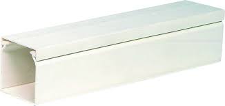 40X40 White Pvc Solid Trunking MD