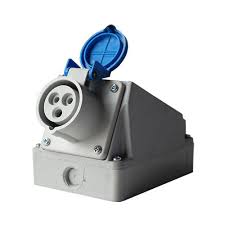 16A 3 Pin IP44 Switched Socket Surface Mount 230V