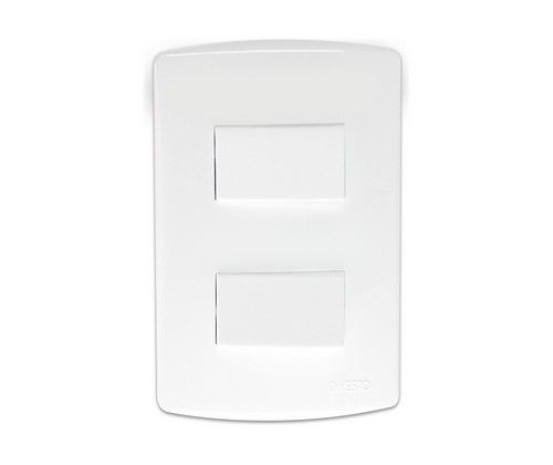 TRINITY 4X2 2 LEVER 1 WAY SWITCH WHITE