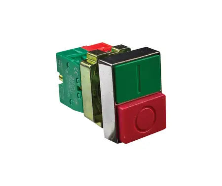 PUSH BUTTON-GREEN/RED
