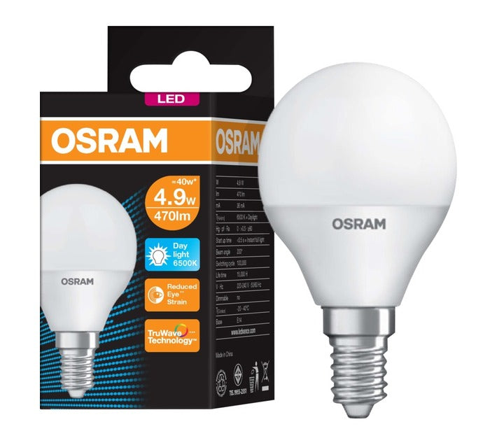 OSRAM LED ECO CLASSIC P40 4.9W WARM WHITE FROSTED E27