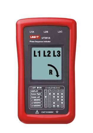UNI-T UT261A PHASE SEQUENCE INDICATOR