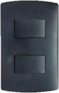 Onesto Trinity 4x2 2 Lever 1 Way Switch Black