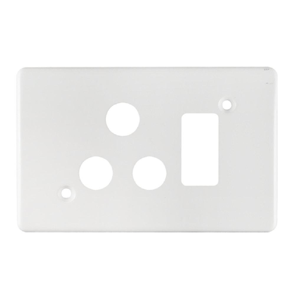 Crabtree 4x2 White Plug Cover SSO