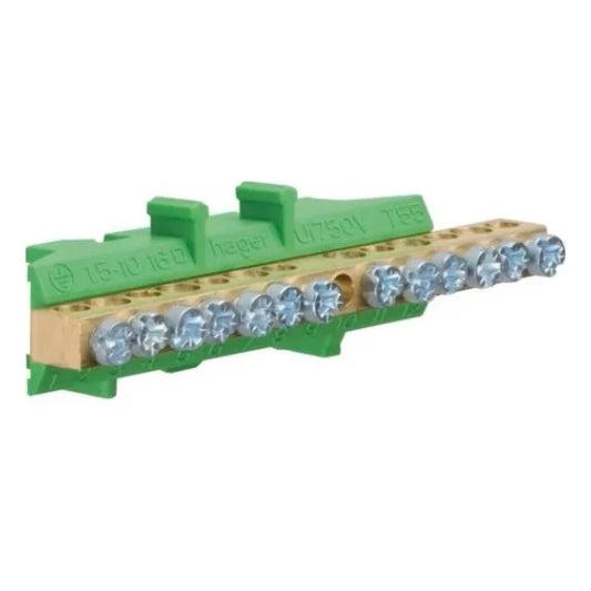 7 WAY TERMINAL DIN MOUNT EARTH BAR