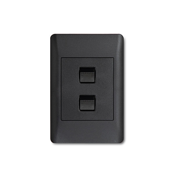 Lesco Apollo Switch 2 Lever 100x50 Saphire Black