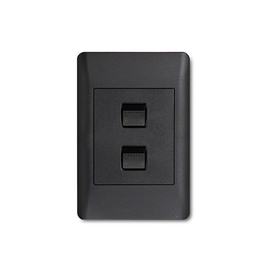 Lesco Apollo Switch 2 Lever 100x50 Saphire Black