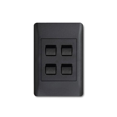 Lesco Apollo Switch 4 Lever 100x50 Saphire Black