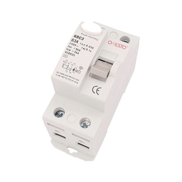 ONESTO 63A 1PN EARTH LEAKAGE KRC3-263