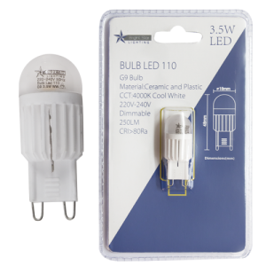 Bright Star BULB LED 111 G9 DIM 3.5W WW