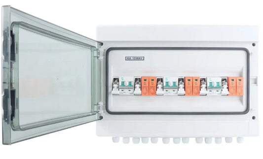 PV 800V Isolation & Protection Box: 3 PV Inputs / 3 DC Outputs - 3 Strings / 3 MPPT (18 Way Box)