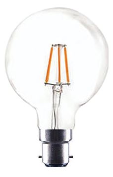 G125 6W B22 WW 6W LED BALL BULB WW