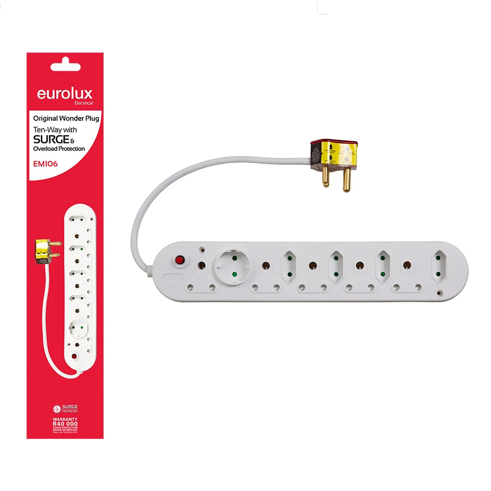 WONDER PLUG 10 WAY WITH SURGE OVERLOAD