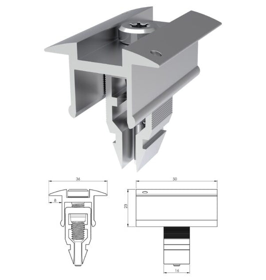 INGE MIDDLE CLAMP 30 40MM