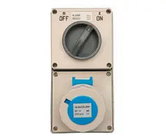 32A 3 Pin IP44 Switched Socket Surface Mount 230V