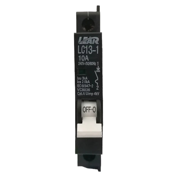 LEAR 10A 1P 3kA Circuit Breaker