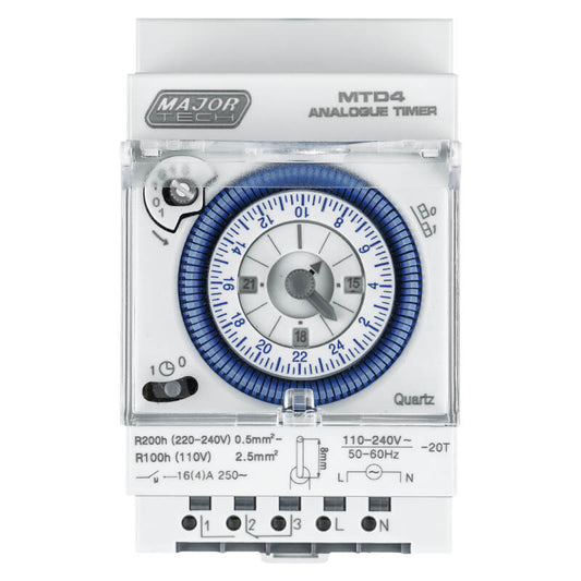 Major Tech MTD4 3MOD Analogue Timer