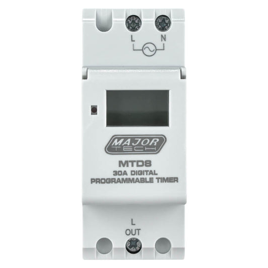 Major Tech MTD8 16 On/Off Digital Timer
