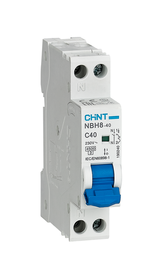 CHINT NBH8-40 20A LN 1P 3KA BREAKER