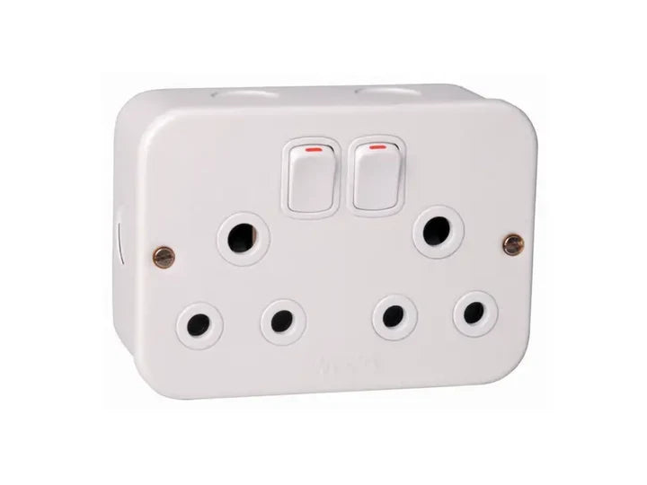 TITAN 16A Double Steel Industrial Socket