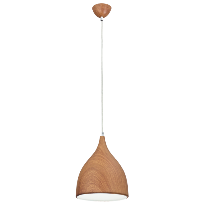 Bright Star PEN388 WOOD METAL PENDANT WOODEN GRAIN