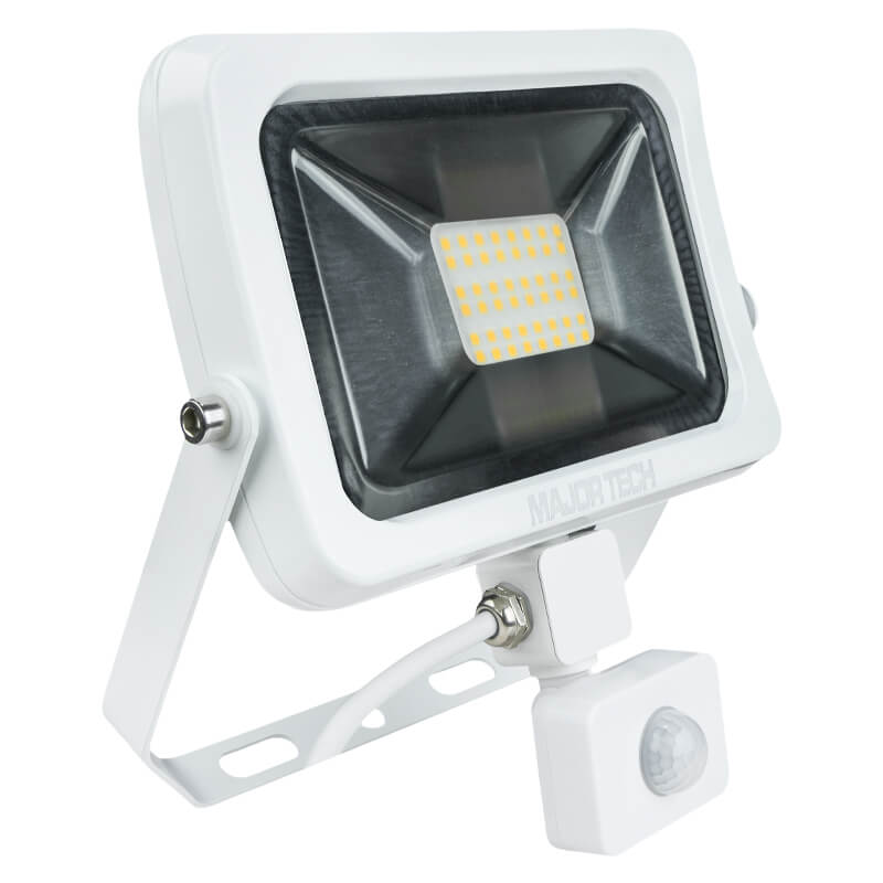 Major Tech SLF20CW 20W LED 180 PIR Security Floodlight