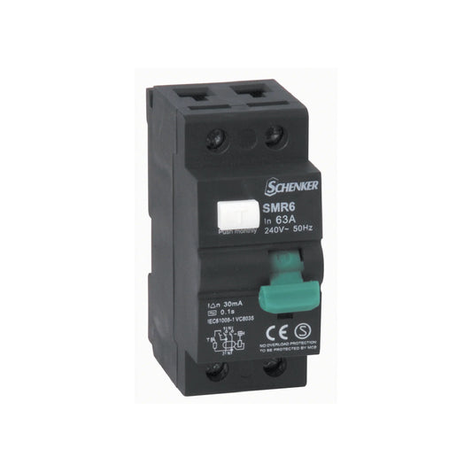 SCHENKER 63A 2P EARTH LEAKAGE