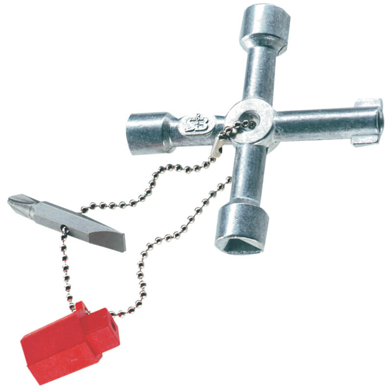 UKEY01 Universal Key c/w Screwdriver Universal Key