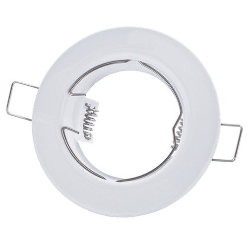 PVC WHITE 60MM CUT OUT GU10 HOLDER