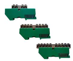 8 WAY INSULATED DIN MOUNT EARTH BAR