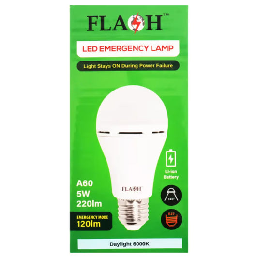 Flash LED Emergency Lamp 5W E27