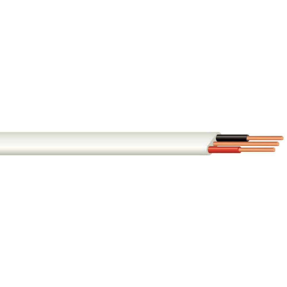 2.5mm FLAT TWINEARTH WHITE